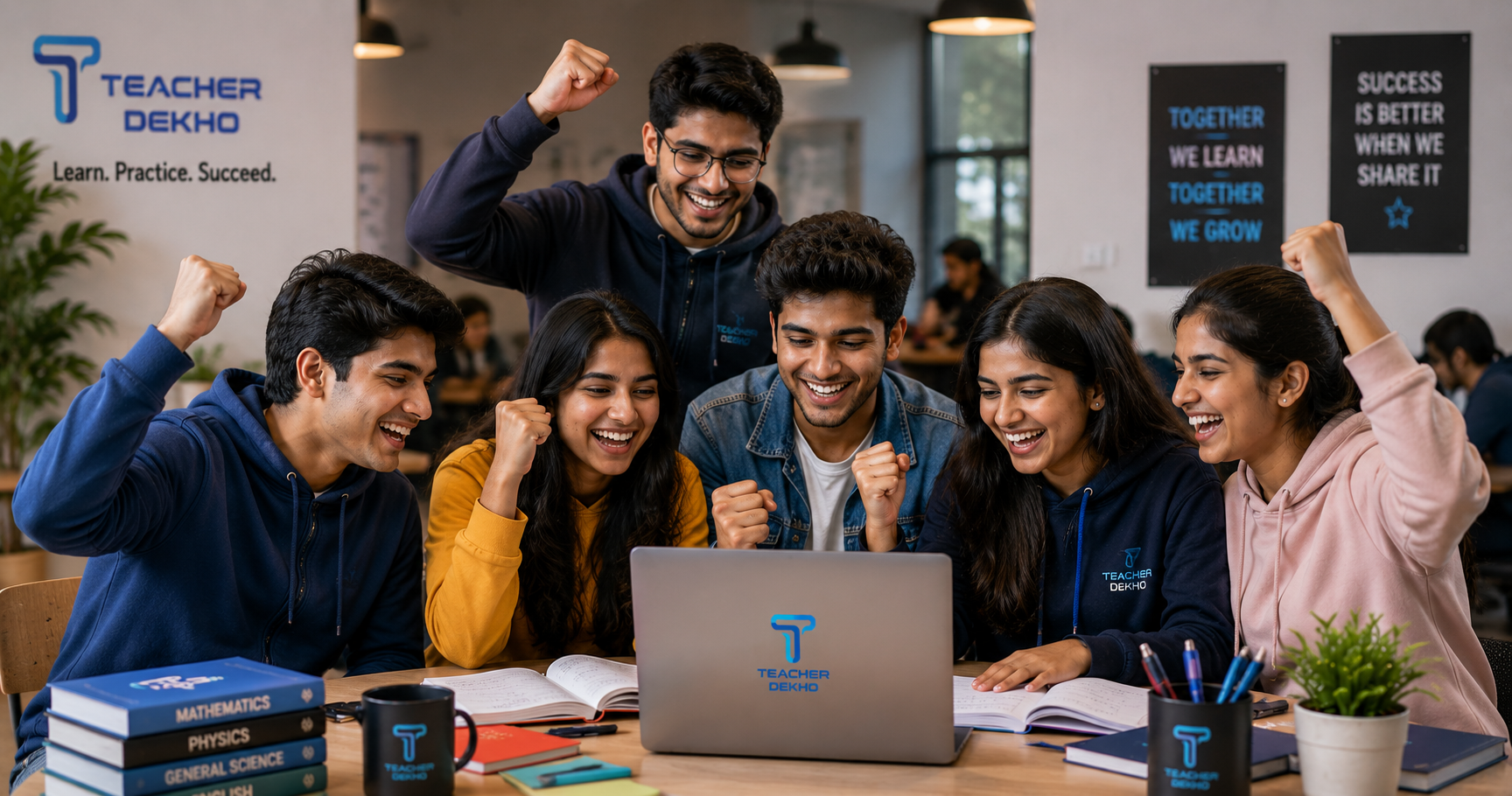 Student on Laptop
